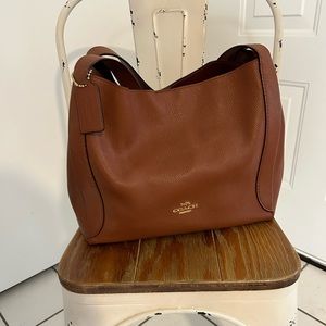 Gently Used Hadley Hobo Coach Leather Bag